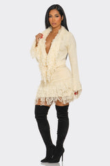 Eden Fringe Set Ivory