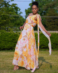 Hailey Floral Dress Yellow