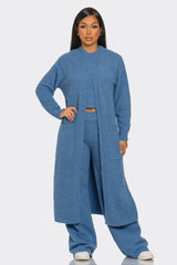Chalet Knit Set Blue