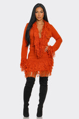 Eden Fringe Set Rust