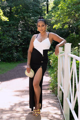 Simone Monochrome Dress