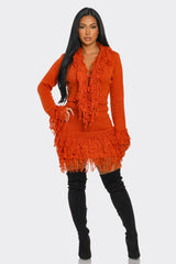 Eden Fringe Set Rust
