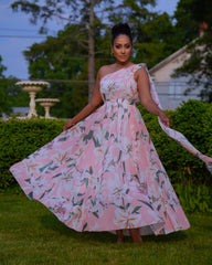 Hailey Floral Dress Pink