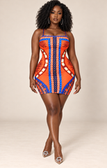 Sapphire Rhinestone Dress