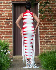 Lara Bandage Fringe Dress