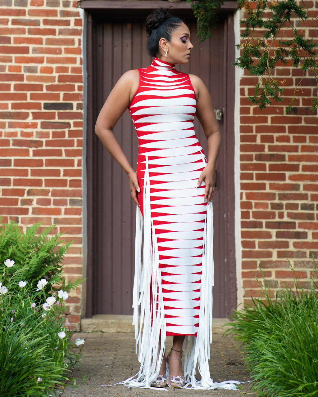 Lara Bandage Fringe Dress Rehabcouture Lara Bandage Fringe Dress Rehabcouture