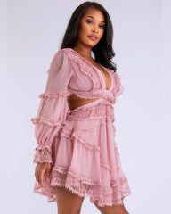 Blanco Dress || Pink