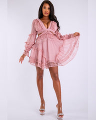 Blanco Dress || Pink