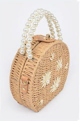 Pearl Straw Clutch - Rehabcouture
