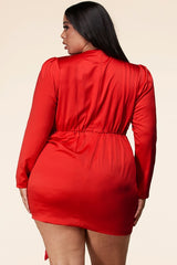 Amber Mini Dress Plus Size - Rehabcouture