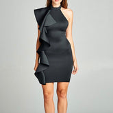 Deliah Ruffle Dress - Rehabcouture
