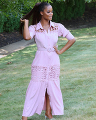 Nadia Maxi Dress || Mauve - Rehabcouture