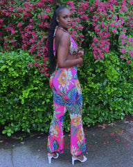 Megan Floral Jumpsuit - Rehabcouture