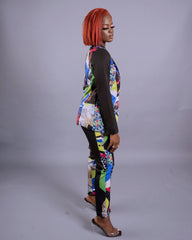 Artsy Print Pant Set - Rehabcouture