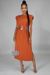 Chill Day Padded Dress - Rehabcouture