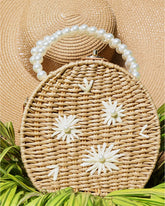 Pearl Straw Clutch - Rehabcouture