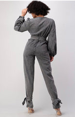 The Trendsetter Denim Jumpsuit - Rehabcouture