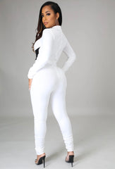 Laced Up Corset Jumpsuit - Rehabcouture