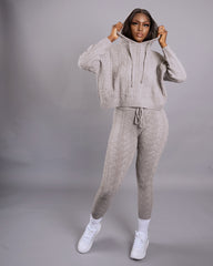 Ayisha Pant Set || Heather Grey - Rehabcouture