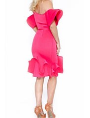 Claire Ruffle Dress - Rehabcouture