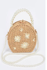 Pearl Straw Clutch - Rehabcouture
