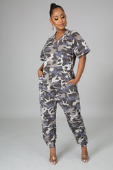 Camo Me Jumpsuit - Rehabcouture