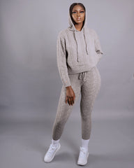 Ayisha Pant Set || Heather Grey - Rehabcouture