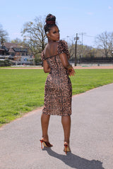 Shonda Leopard Dress - Rehabcouture