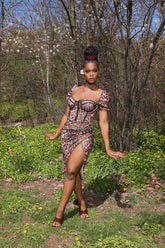 Shonda Leopard Dress - Rehabcouture