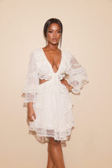 Blanco Dress || Off-White - Rehabcouture