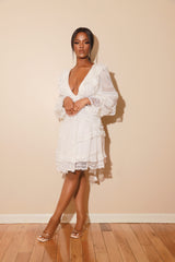 Blanco Dress || Off-White - Rehabcouture