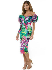 Daniella Print Dress - Rehabcouture