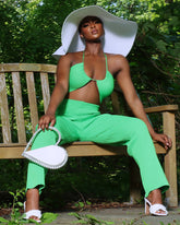 Maldive Pant Set || Green - Rehabcouture