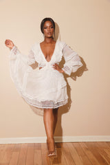 Blanco Dress || Off-White - Rehabcouture