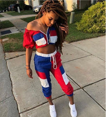 Chasing Lights Color Block Set - Rehabcouture