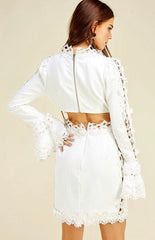 Goddess All White Dress - Rehabcouture