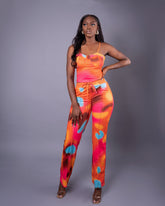 Luxury Babe Pant Set || Multi - Rehabcouture