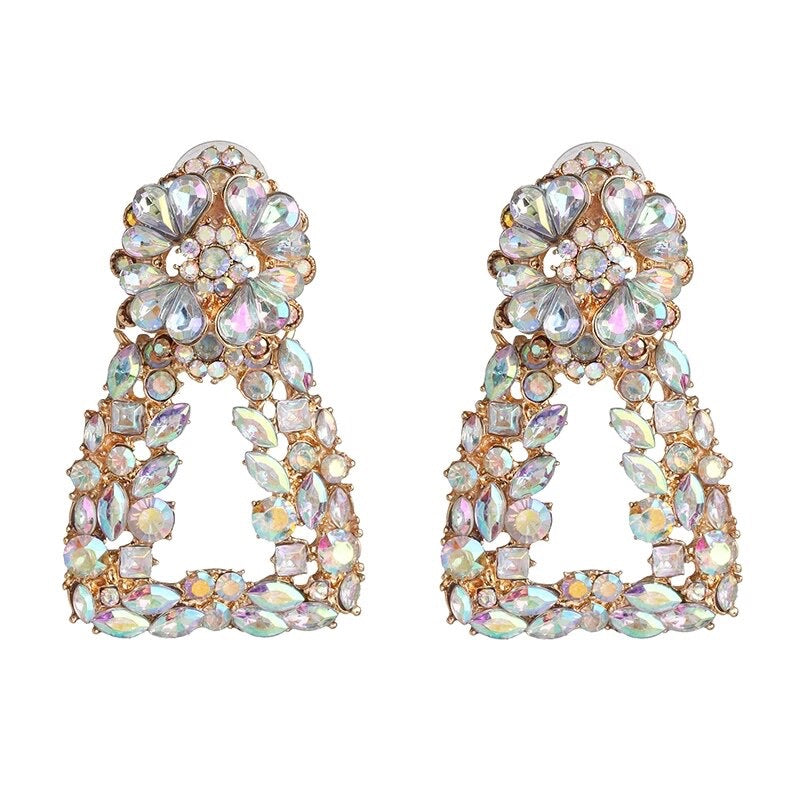 Uma Rhinestone Earrings - Rehabcouture