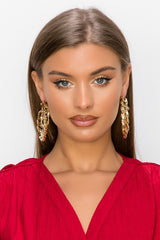 Twisted Hoop Earrings - Rehabcouture