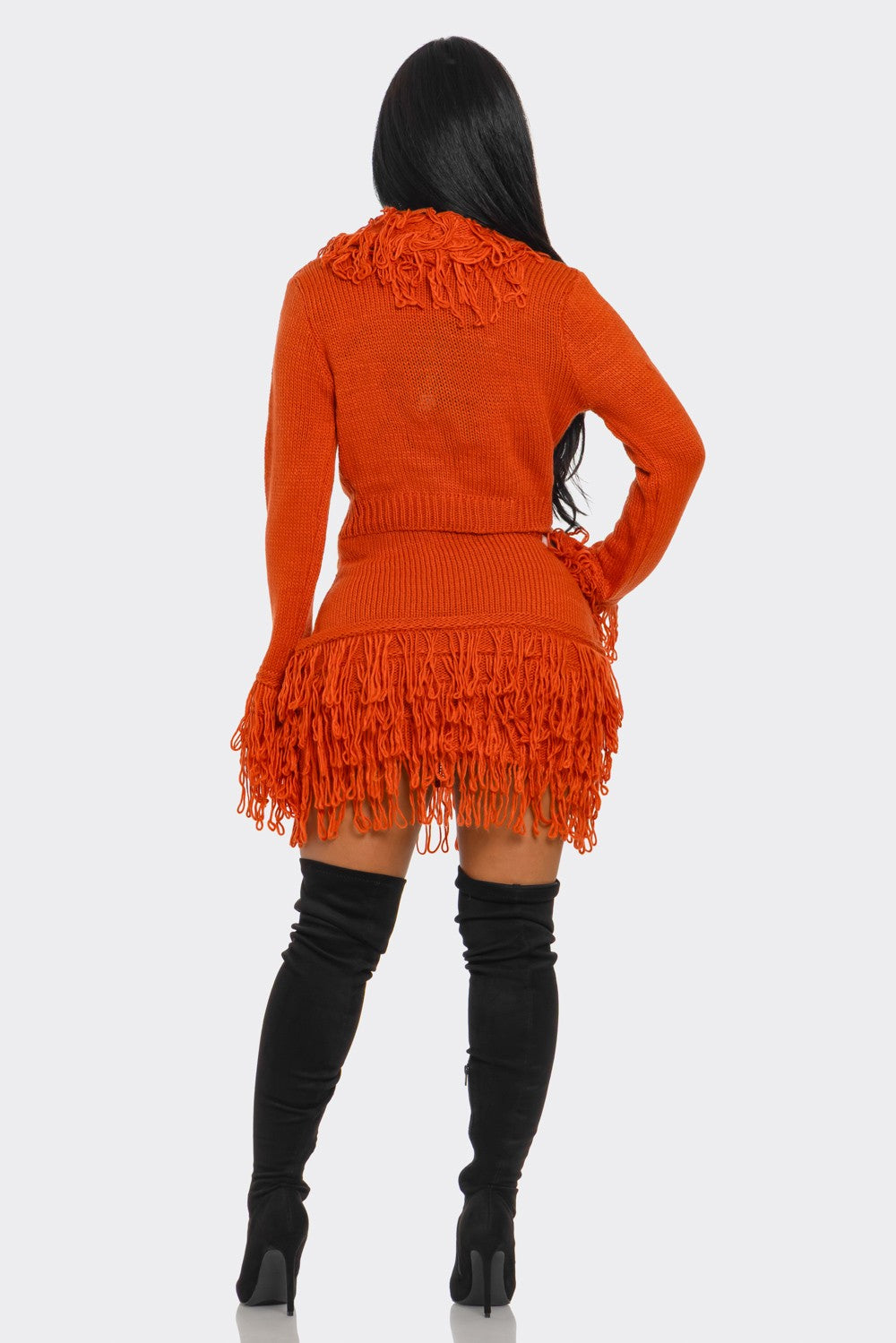 Eden Fringe Set Rust