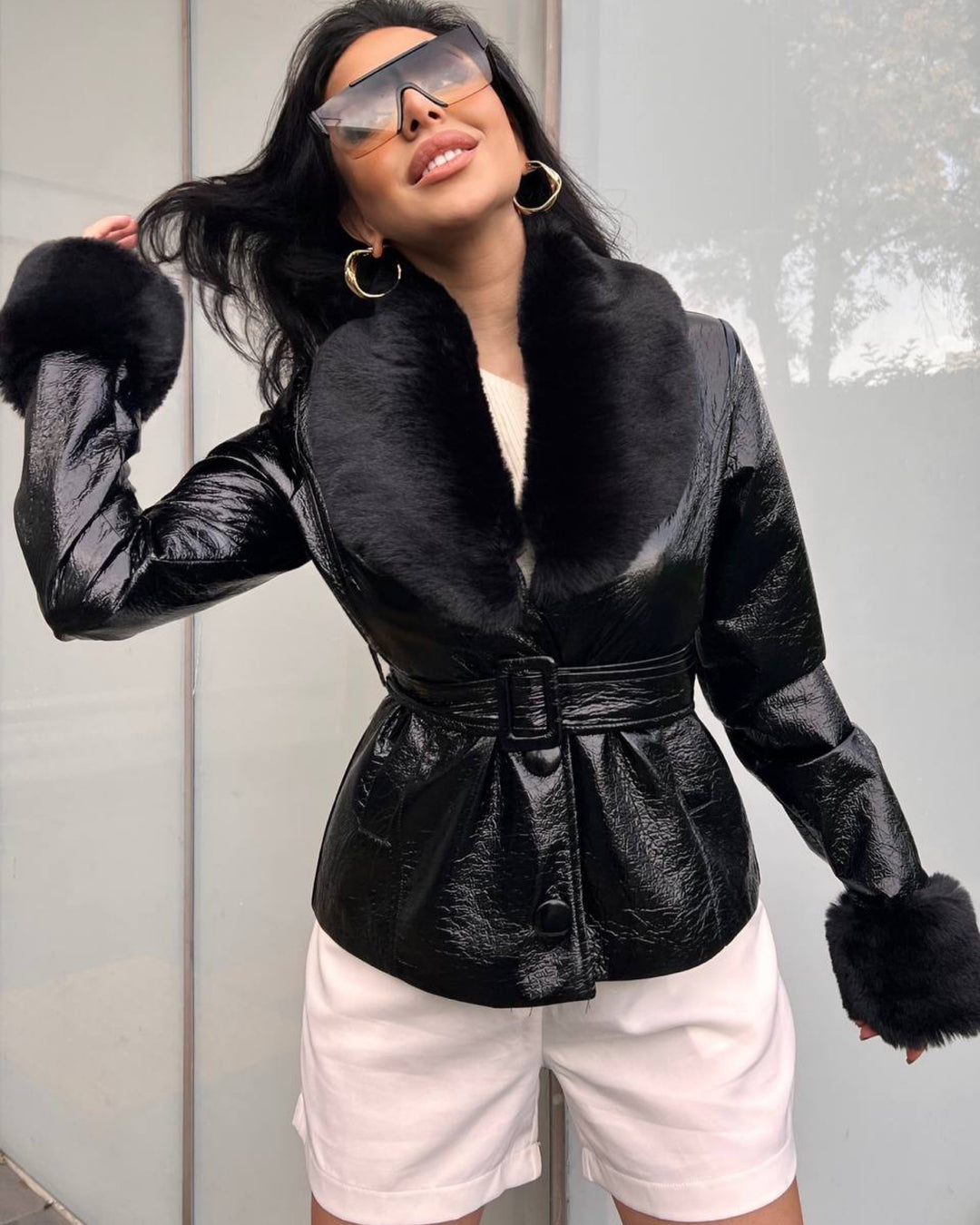 Classy Diva Faux Fur Coat
