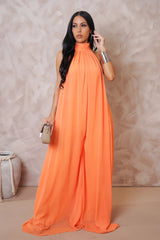 Heavenly Jumpsuit || Orange