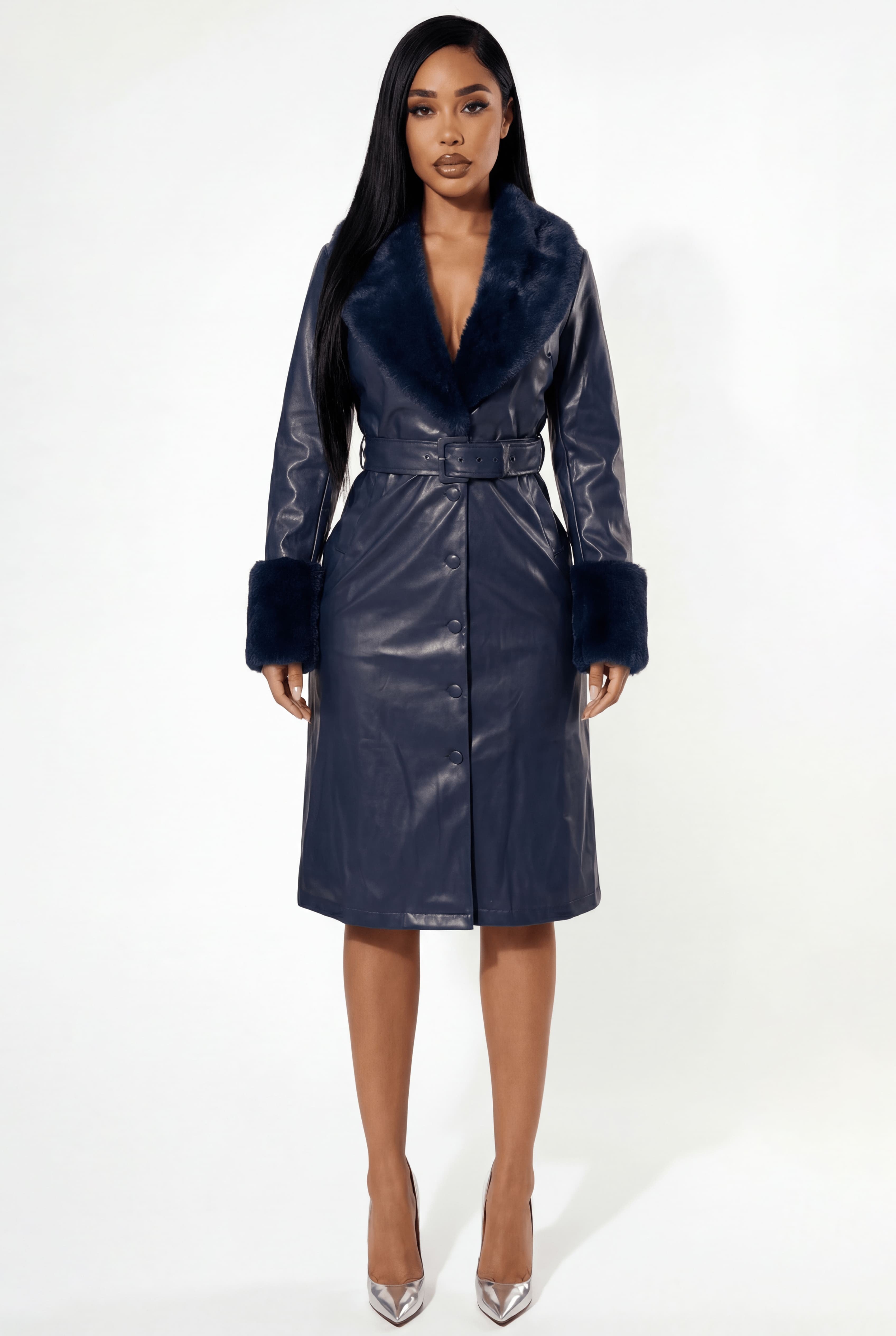 Nouveau Coat Navy