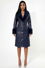 Nouveau Coat Navy