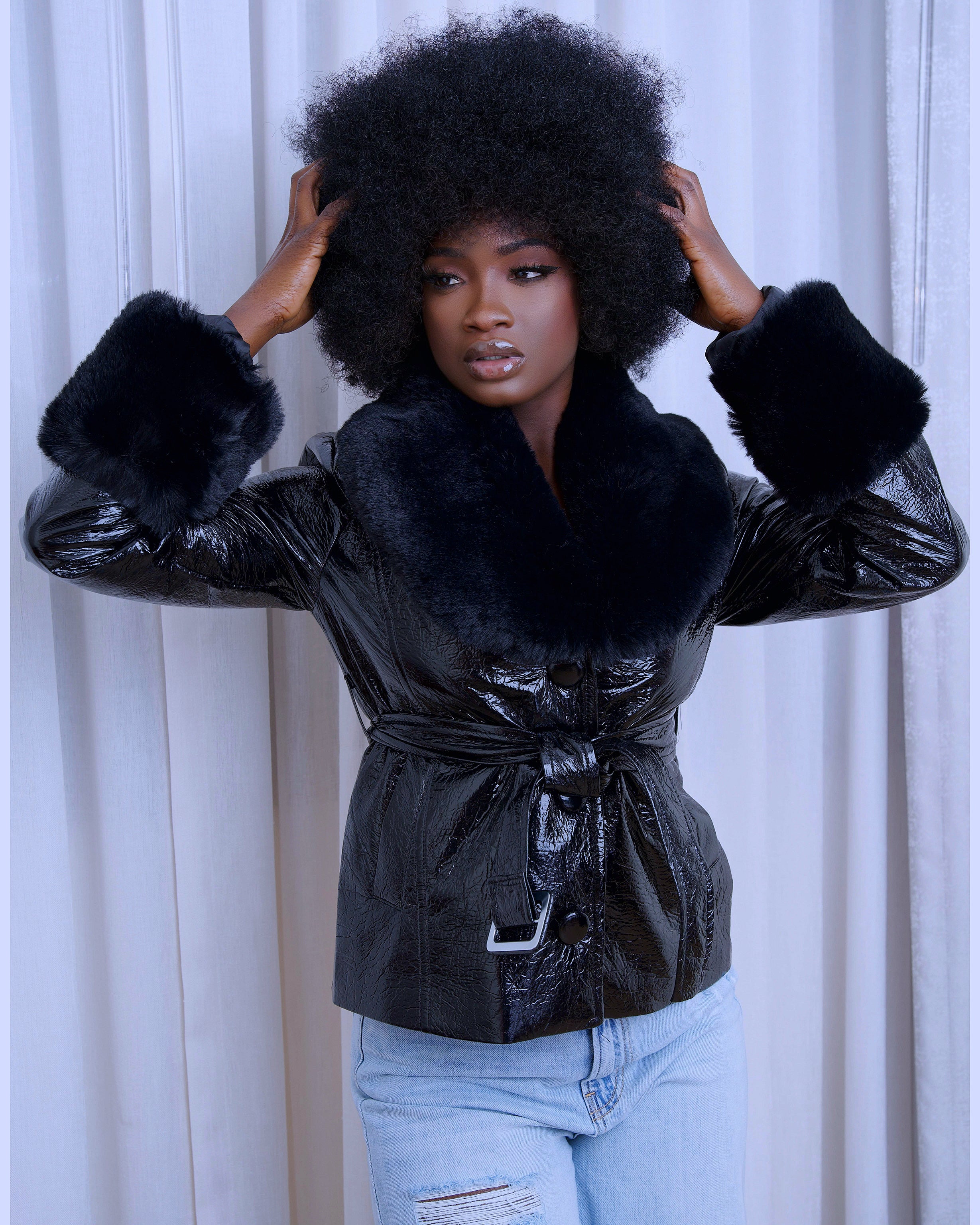 Classy Diva Faux Fur Coat
