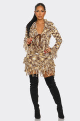 Adel Fringe Set Brown Multi