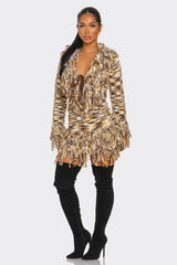 Adel Fringe Set Brown Multi