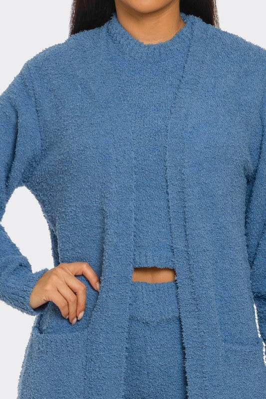 Chalet Knit Set Blue