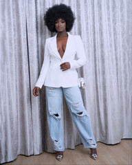 Tokio Blazer White