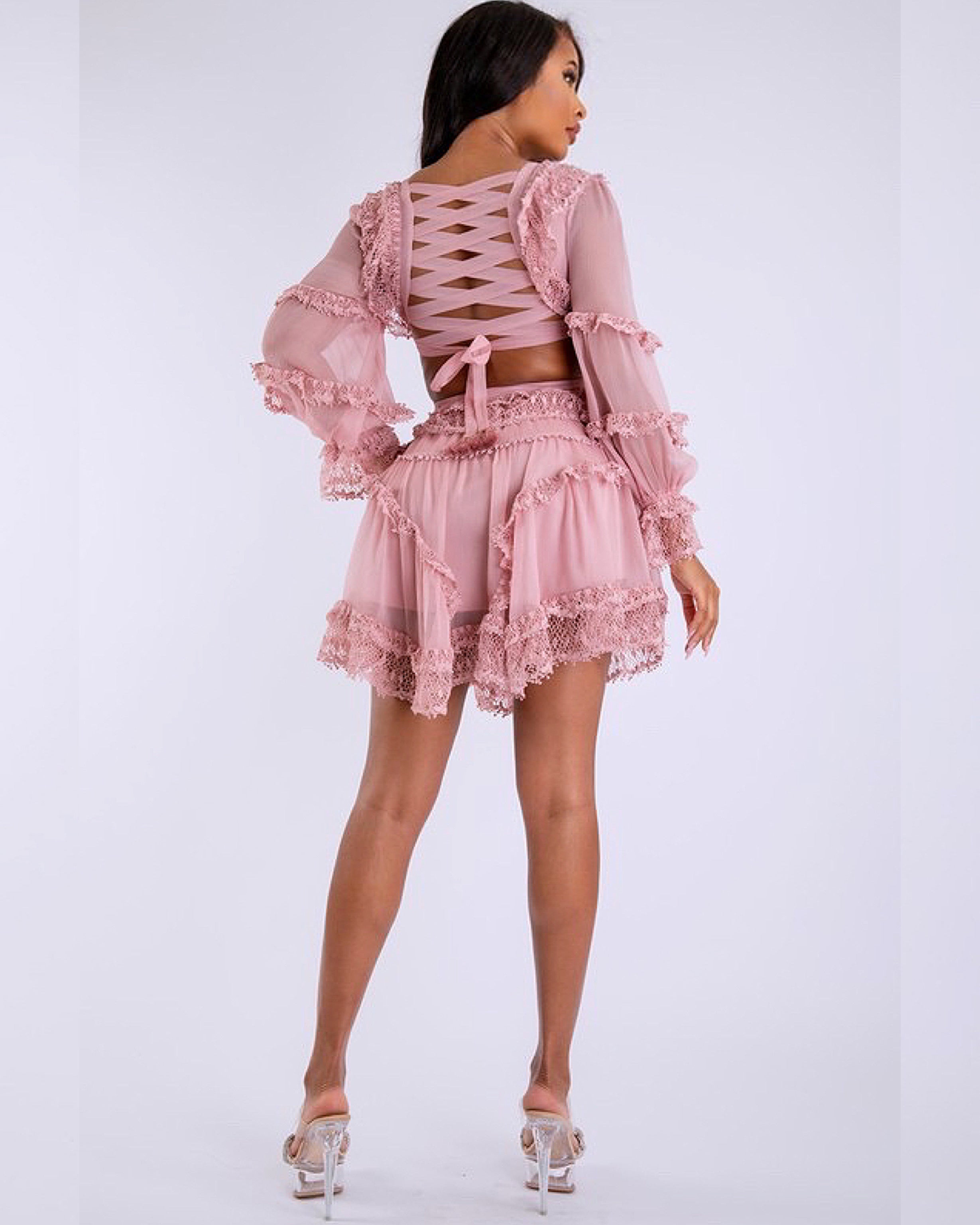 Blanco Dress || Pink